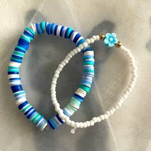 2pc Blue bracelet set
